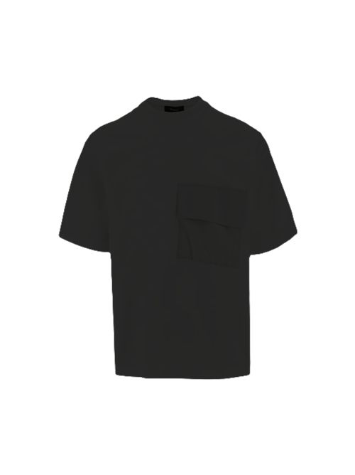 HERNO LAMINAR T-shirt Boxy con tasca in nylon Laminar | JG00072UL521329300