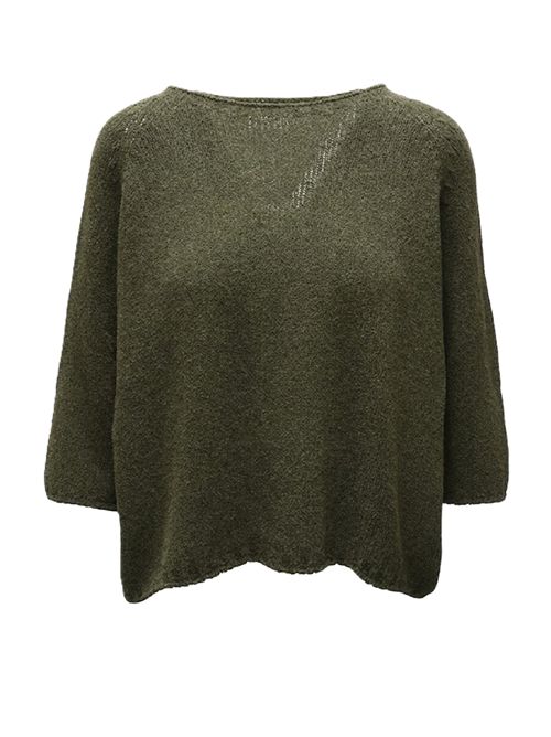 Ma'ry'ya bouclé sweater olive cotton Ma'ry'ya | YSK001D6OLIVE