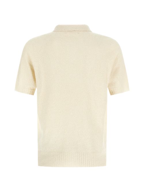 Ma'ry'yaPolo boucle' con abbottonatura bianco Ma'ry'ya | YSK003D1WHITE