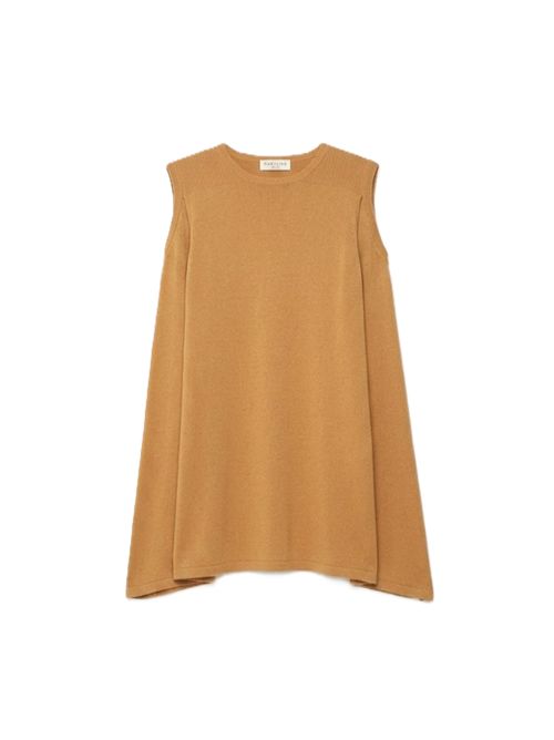 Ma'ry'ya Abito in Cotone con Pieghe biscotto Ma'ry'ya | YSK055B8BISCOTTO