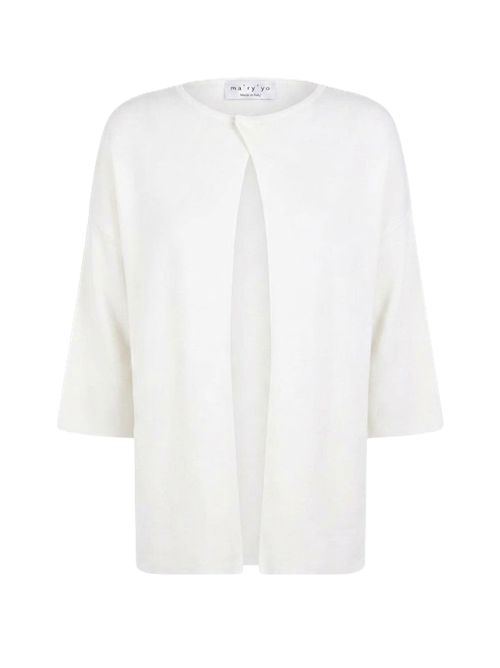 Ma`ry`yaCappotto Leggero Con Risvolto Ma'ry'ya | YSK066B1WHITE