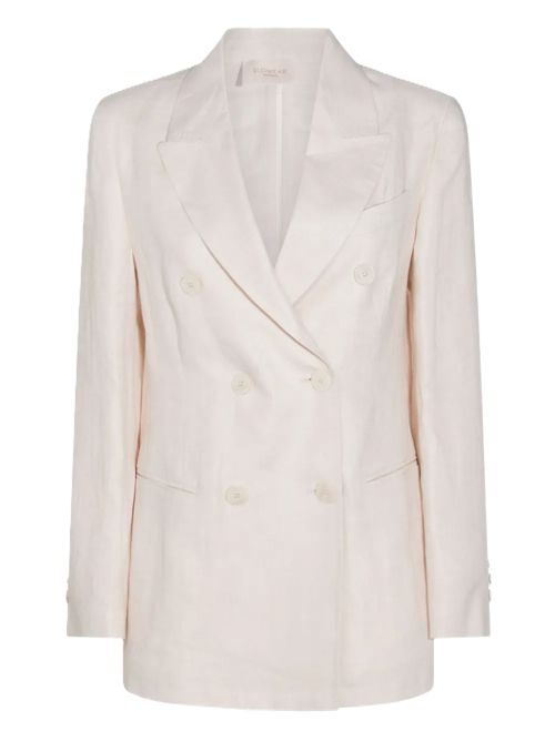 Montedorolinen blazer avorio Montedoro | 6B1011N7058020