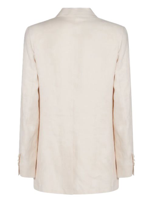 Montedorolinen blazer avorio Montedoro | 6B1011N7058020