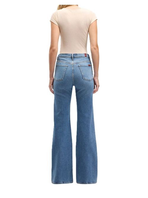 MODERN DOJO in Luxe Vintage Jeans a zampa a vita alta SEVEN Seven | 7U330120U71ZP