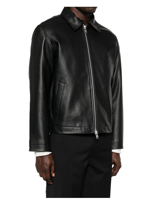 Giacca corta in pelle nera Sunflower Sunflower | 6027BLACK