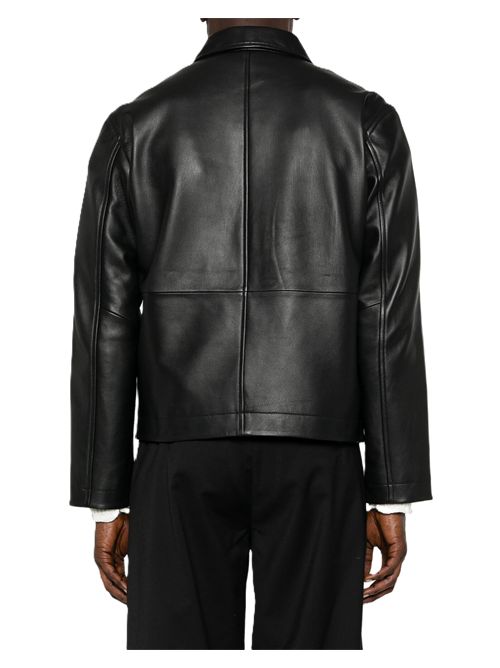 Giacca corta in pelle nera Sunflower Sunflower | 6027BLACK