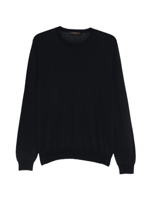 ZanoneT-shirt girocollo a maniche lunghe navy Zanone | 810234ZQ307Z0542