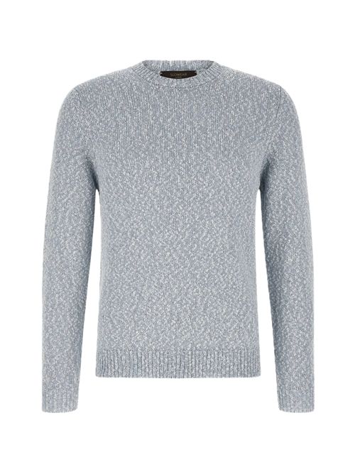 Zanone Maglione bicolore azzurro bianco Zanone | 810234ZQ310Z1078