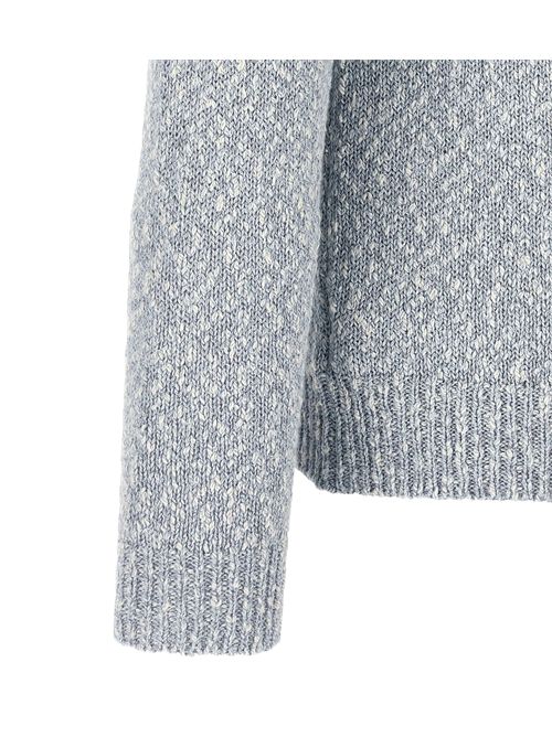 Zanone Maglione bicolore azzurro bianco Zanone | 810234ZQ310Z1078