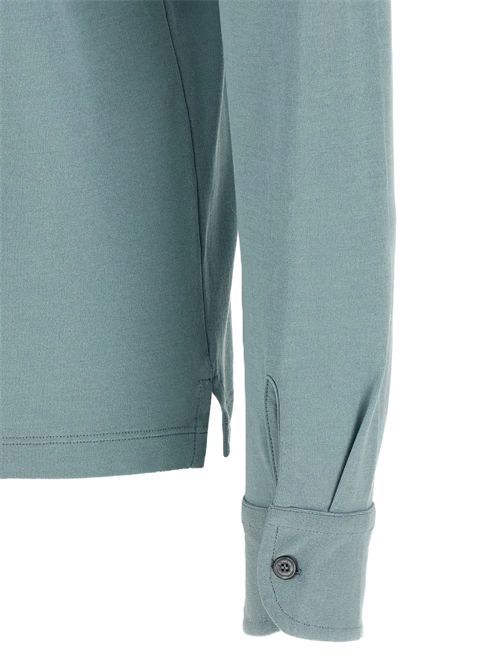 ZanonePolo slim fit in IceCotton a maniche lunghe Zanone | 815132ZG380Z4220