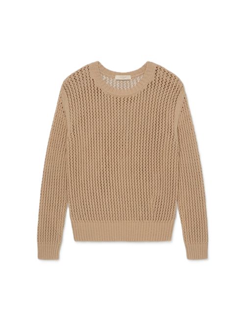 Girocollo Zanone regular fit in cotone beige Zanone | 850364ZA488Z1811