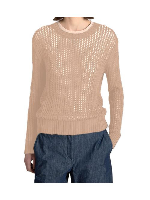 Girocollo Zanone regular fit in cotone beige Zanone | 850364ZA488Z1811